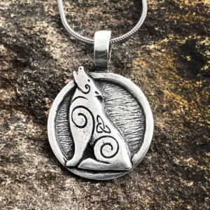 Howling Wolf Pendant