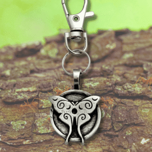 Luna Moth Bag Charm